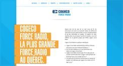 Desktop Screenshot of cogecoforceradio.com